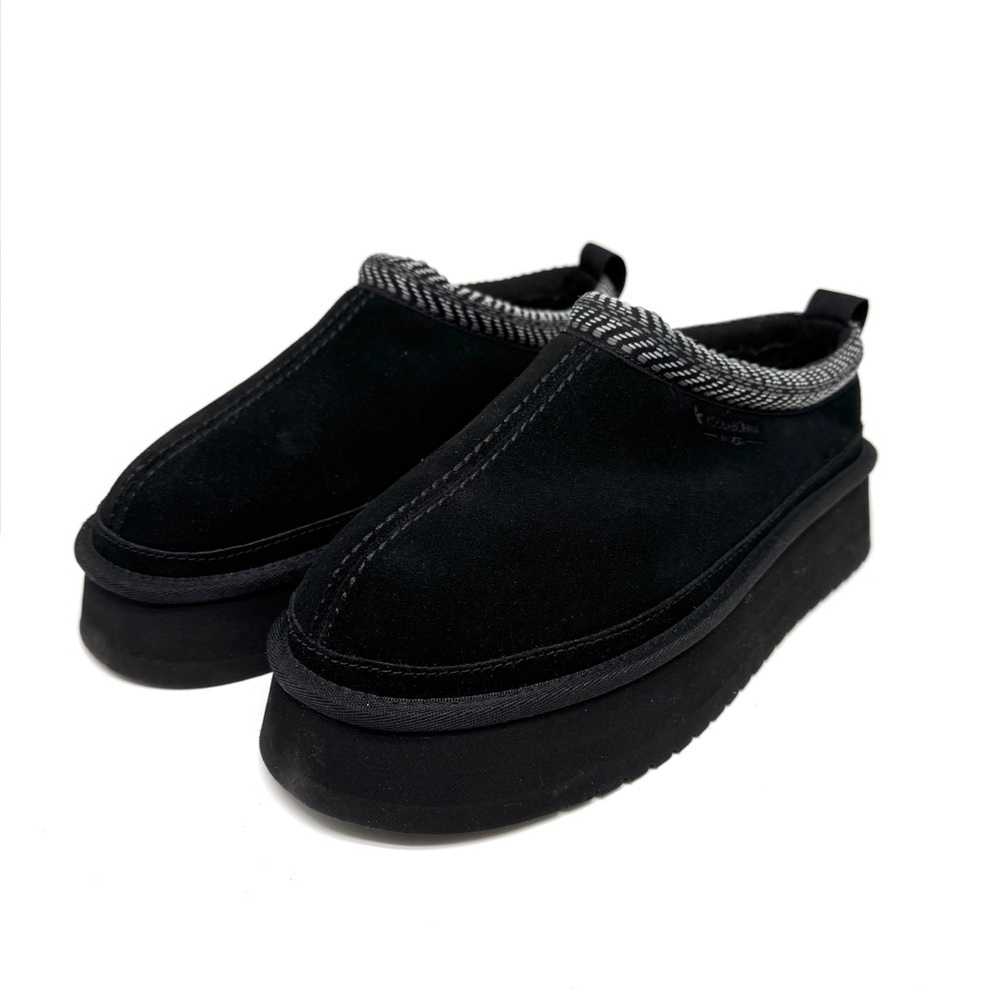 Koolaburra by UGG Women's Burree Platform Slippers Black Size 10